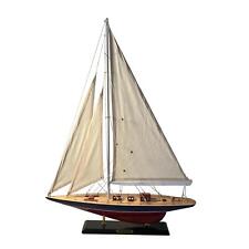 Detailed 50cm long wooden model Endeavour J Class Sailing Yacht