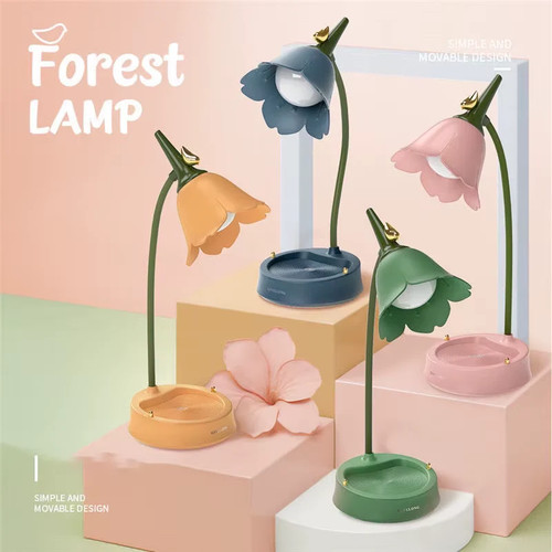 Flower led desk - lamp, touch