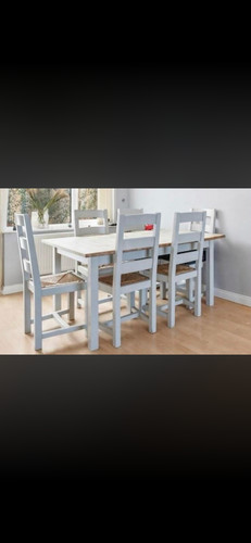 Table and chairs - and,