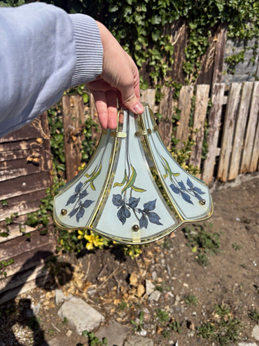 Frosted glass bell - glass, lampshade