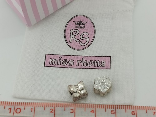 Miss rhona bracelet charms - "miss, rhona"