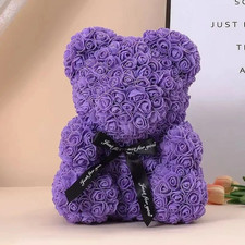 25CM ARTIFICIAL TEDDY ROSE