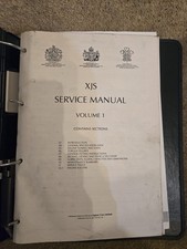 Jaguar Xjs Service Manual Volume  (1,2 & 3) **very rare** 4.0lt & 5.3lt