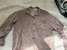 Hollister Brown Corduroy Shirt