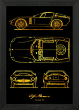 Alfa Romeo Giulia TZ Framed