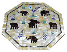 18" Marble Coffee Table Top