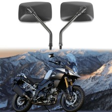 Black Motorcycle Rear View