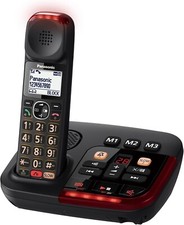 Panasonic KX-TGM420 Big Button Cordless Phone Answer Machine Loud