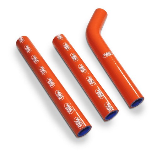 Orange samco silicon rad hoses - orange,