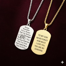 Personalised Mens Army Dog Tas
