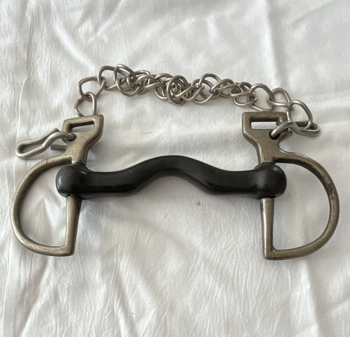 Vulcanite kimblewick horse - vulcanite, bit