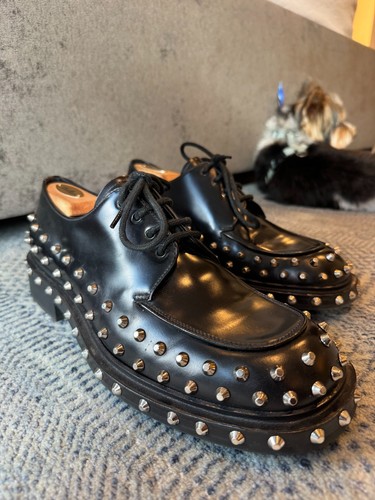 Prada men black leather - men’s,