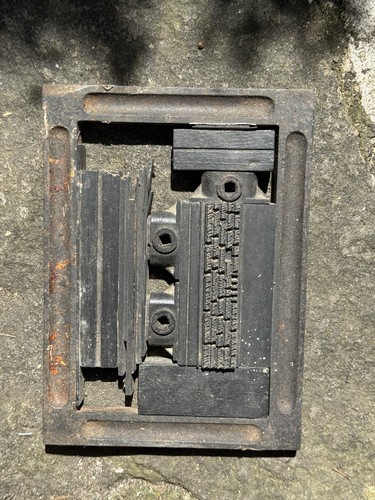 Vintage metal letter press - vintage,