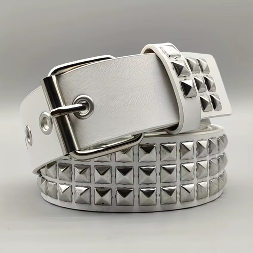 Y2k square rivet pyramid stud - y2k,