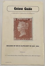 Penny Red Stamp Colour Guide Shades of Die II Alphabet III 1856-64