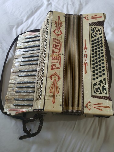 Vintage pietro accordian 34 - pietro, accordian.