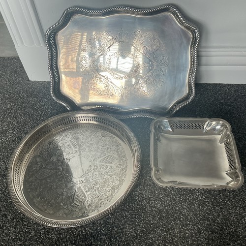 Vintage silver plate fruit - silver,