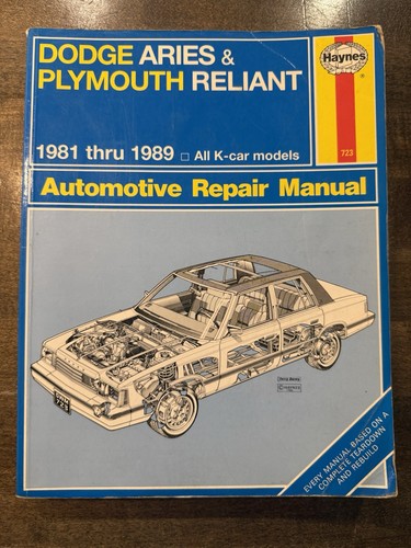 Haynes repair manual 723 - repair,