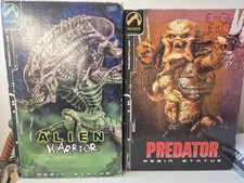 Alien Warrior Vs Predator 14" Resin Statue Diorama Set Limited Edition Palisades
