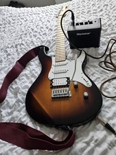 Yamaha Pacifica 112VM Electric Guitar  Sunburst With Blackstar Portable Mini Amp
