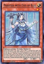 Priestess with eyes blue - of,