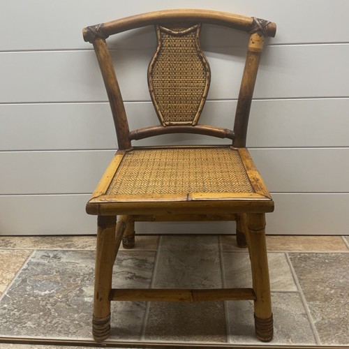 Vintage burnt bamboo accent - vintage,