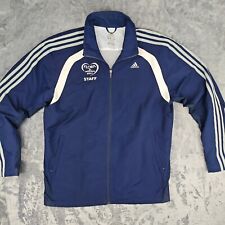London Marathon Flora 2007 Running Jacket Navy Full Zip Adidas M Medium Vintage