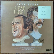 Pete Atkin Live Libel Vinyl