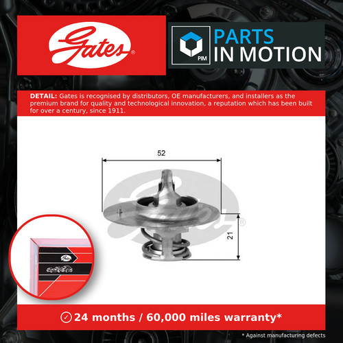 Coolant thermostat fits proton - fits,