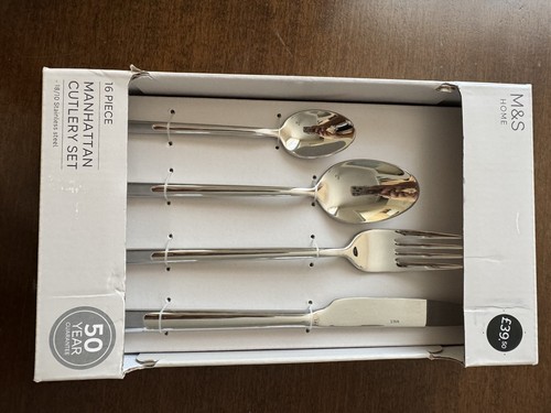 Home manhattan 16pc - m&s,