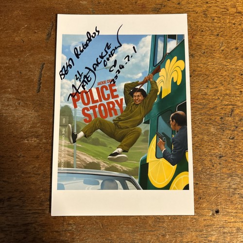 Jackie chan hand signed - jackie,