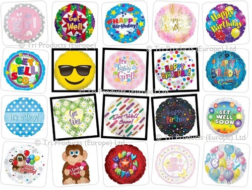 Air filled foil - balloons, on