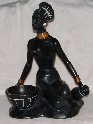 Vintage plaster chalkware - 14", plaster/chalkware