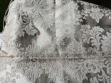Vintage Cream Damask Brocade