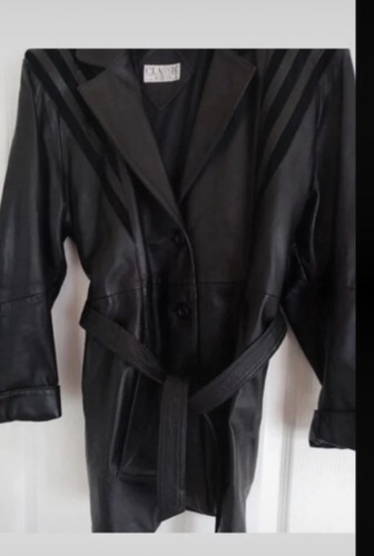 Womens vintage leather coat - vintage,