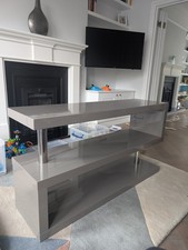 Dwell TV Unit Grey Gloss