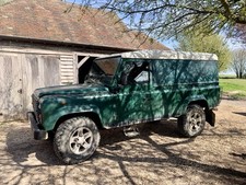 Classic Green Land Rover