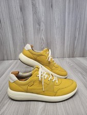 ECCO Yellow Leather Lace Up