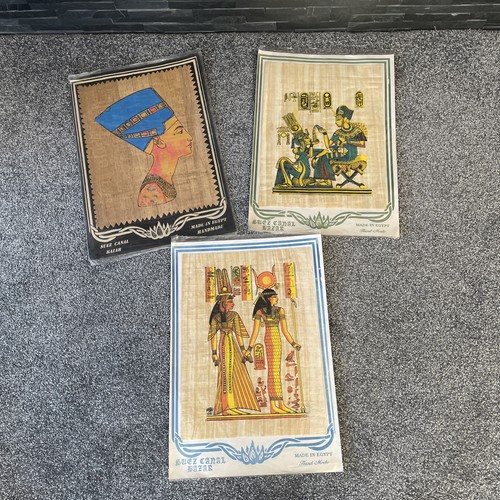 Egyptian papyrus paintings - papyrus,