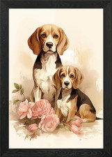 Beagle Dog Lover Painting