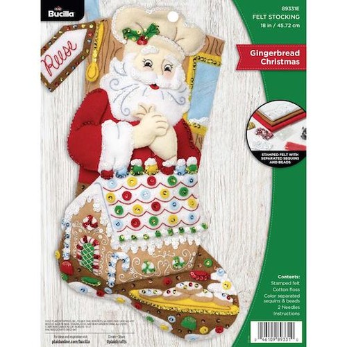 Bucilla felt christmas - bucilla, 18"