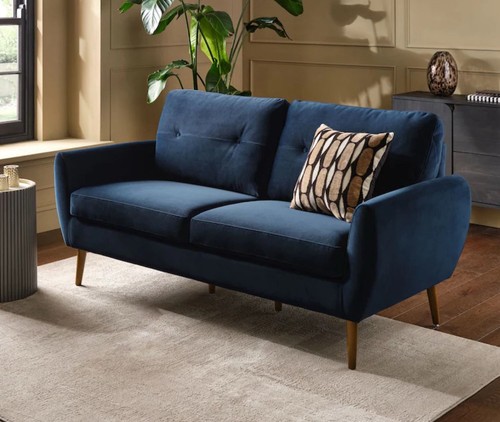 Next soft velvet navy blue - next,