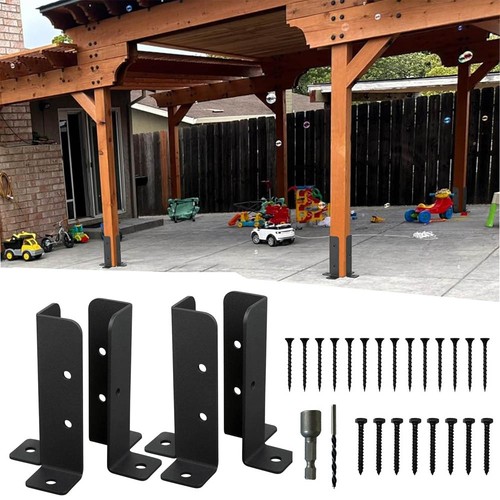 Adjustable deck post anchor - adjustable,