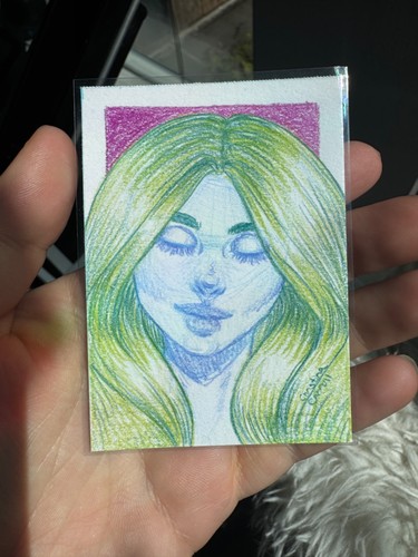 Aceo actually human hand made - actually,