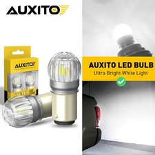 2X AUXITO Super White 1157 LED DRL Switchback Turn Signal Parking Light Bulb UK