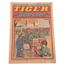 Tiger and Scorcher Comic Vintage 11th October 1975 - See Magazines