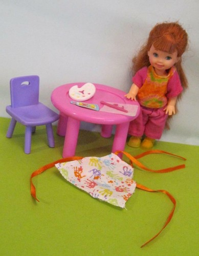 Barbie kelly doll nursery - barbie, 4"