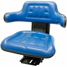 Blue Tractor Suspension Seat