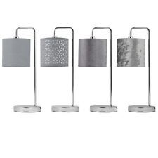 Chrome Arched 45cm Table Lamp