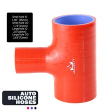Silicone Hose Bend T-Piece 3